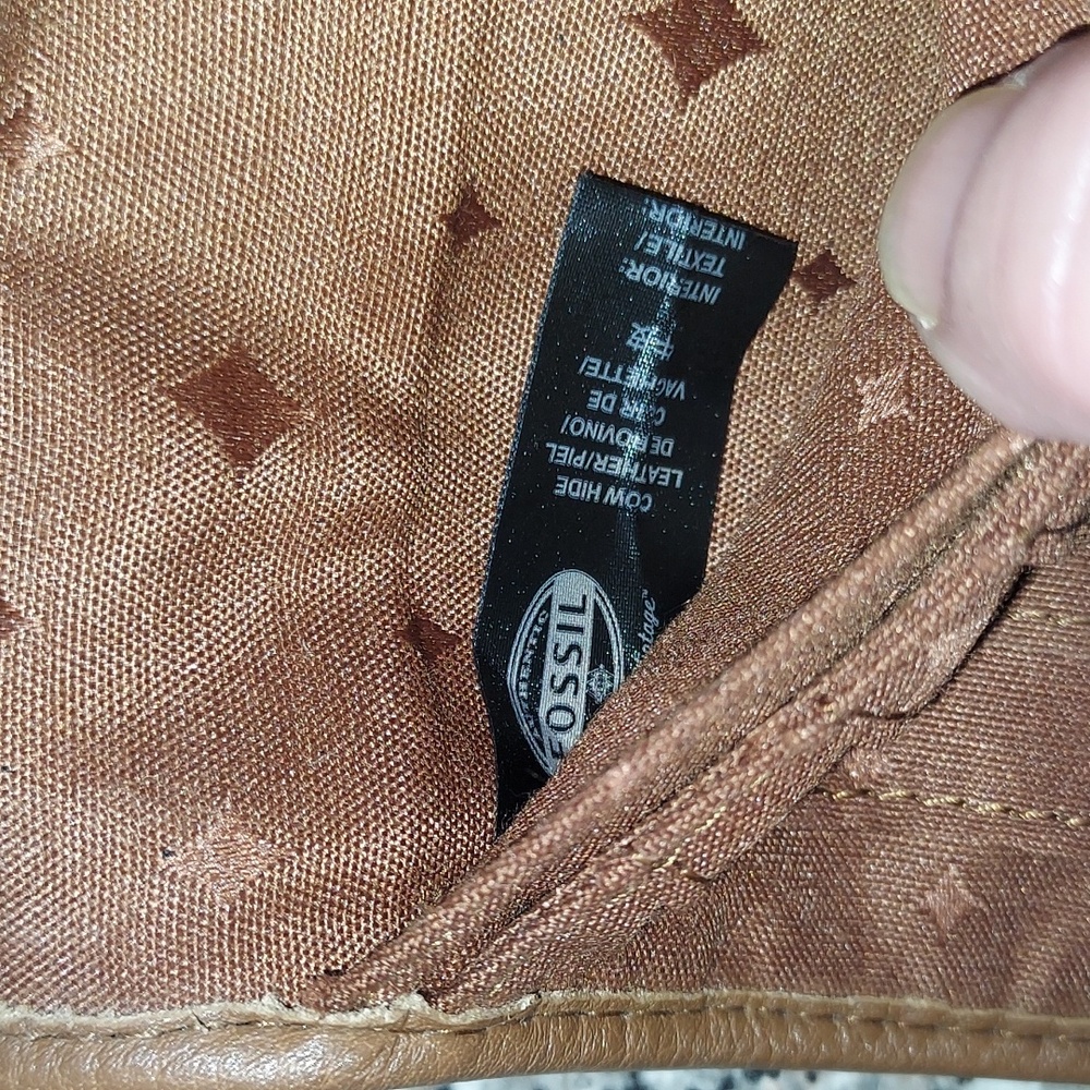 FOSSIL Maddox Marlow Tri- Fold Wallet VTG - Picture 11 of 13